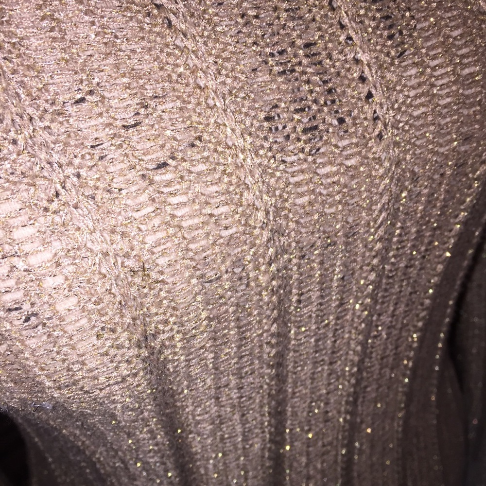 Gold Metallic Sweater - Picture 4 of 4